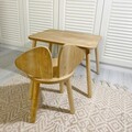 Scaun pentru copii, Bambini, Mickey Chair, 30x30x25 cm, MDF , Maro