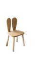 Scaun pentru copii, Bambini, Bunny Chair, 30x30x25 cm, MDF , Maro