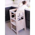 Turn de invatare, Bambini, Kule, 90x40x41 cm, MDF , Maro/Alb