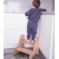 Scaun pentru copii, Bambini, Steps, 38x41x38 cm, MDF , Maro