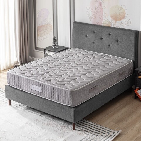 Saltea de pat, Mireille, Exclusive Seri Lannister 160 x 200, 160x26x200 cm, Material: Material textil țesut de in, Gri