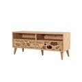 Set mobilier living 2 piese, comoda si comoda TV, Motto 2-731, Vella, atlantic pine