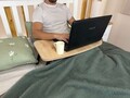 Masuta laptop, Alfa Design, Milton, 60x24x34 cm, MDF , Maro