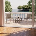 Set scaune 4 piese, Tilia, Nes, Polipropilena, Bej