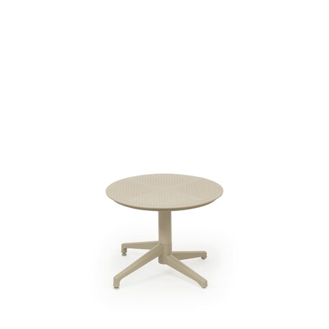 Masuta de cafea, Tilia, Moon, 60x47x60 cm, Cadru: 100% ALIMINIUM, Bej