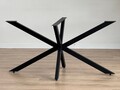Picioare de masă metalice, Modara, Ahtapot, 150x71x78 cm, Metal, Negru