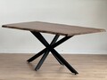 Picioare de masă metalice, Modara, Ahtapot, 150x71x78 cm, Metal, Negru