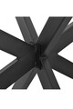 Picioare de masă metalice, Modara, Ahtapot, 150x71x78 cm, Metal, Negru