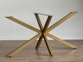 Picioare de masă metalice, Modara, Ahtapot, 150x71x78 cm, Metal, Auriu