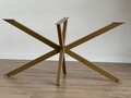 Picioare de masă metalice, Modara, Ahtapot, 150x71x78 cm, Metal, Auriu