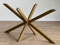 Picioare de masă metalice, Modara, Ahtapot, 150x71x78 cm, Metal, Auriu