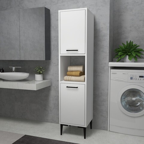 Dulap multifunctional, Arnetti, Daminol, 35x153 cm, PAL, Alb