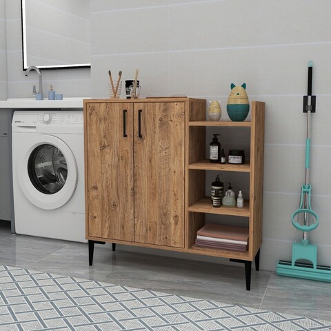 Dulap multifunctional, Arnetti, Leskar, 90x90 cm, PAL, Maro