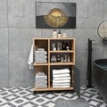 Dulap multifunctional, Arnetti, Rebusa, 60x80 cm, PAL, Pin Atlantic / Antracit