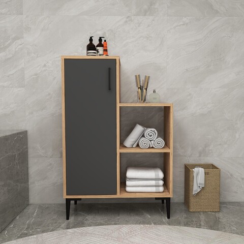 Dulap multifunctional, Arnetti, Reysary, PAL, Pin Atlantic / Antracit