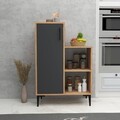 Dulap multifunctional, Arnetti, Reysary, PAL, Pin Atlantic / Antracit
