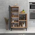 Dulap multifunctional, Arnetti, Reysary, PAL, Pin Atlantic / Antracit