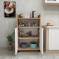 Dulap multifunctional, Arnetti, Tiraks, 60x97 cm, PAL, Pin Atlantic / Alb
