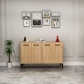 Consola, Arnetti, Frezya, 120x75x29 cm, PAL, Maro