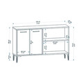 Consola, Arnetti, Frezya, 120x75x29 cm, PAL, Maro