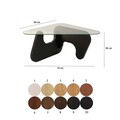 Masuta de cafea, Neostill, Freya, 94x38x72 cm, Sticla temperata, Antracit