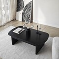 Masuta de cafea, Neostill, Theseus, 105x35x60 cm, PAL, Negru