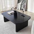 Masuta de cafea, Neostill, Theseus, 105x35x60 cm, PAL, Negru