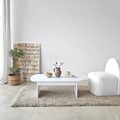 Masuta de cafea, Neostill, Theseus, 105x35x60 cm, PAL, Alb