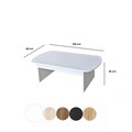 Masuta de cafea, Neostill, Theseus, 105x35x60 cm, PAL, Alb