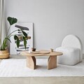 Masuta de cafea, Neostill, Melted, 105x35x65 cm, PAL melaminat, Maro