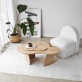 Masuta de cafea, Neostill, Melted, 105x35x65 cm, PAL melaminat, Maro