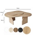 Masuta de cafea, Neostill, Melted, 105x35x65 cm, PAL melaminat, Maro
