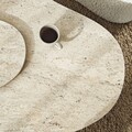 Masuta de cafea, Neostill, Melted, 105x35x65 cm, PAL melaminat, Travertin
