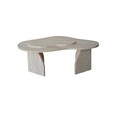 Masuta de cafea, Neostill, Melted, 105x35x65 cm, PAL melaminat, Travertin