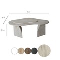 Masuta de cafea, Neostill, Melted, 105x35x65 cm, PAL melaminat, Travertin