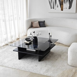 90x35x90 cm, Negru;Fumuriu