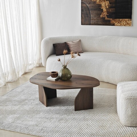 Masuta de cafea, Neostill, Rock, 100x35x60 cm, PAL melaminat, Maro