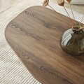 Masuta de cafea, Neostill, Rock, 100x35x60 cm, PAL melaminat, Maro