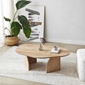 Masuta de cafea, Neostill, Rock, 100x35x60 cm, PAL melaminat, Maro
