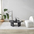 Masuta de cafea, Neostill, Rock, 100x35x60 cm, PAL melaminat, Negru