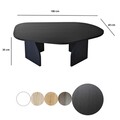 Masuta de cafea, Neostill, Rock, 100x35x60 cm, PAL melaminat, Negru