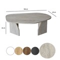 Masuta de cafea, Neostill, Rock, 100x35x60 cm, PAL melaminat, Travertin