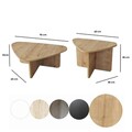 Set masute de cafea, Neostill, Ballare Set, PAL melaminat, Maro