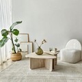 Set masute de cafea, Neostill, Ballare Set, PAL melaminat, Travertin