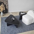 Set masute de cafea, Neostill, Ballare Set, PAL melaminat, Negru