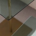 Set masute de cafea, Neostill, Elegante 2, Sticla temperata, Aur/Verde