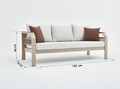 Set mobilier de gradina, Hanah Home, Morento, Bej