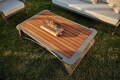 Set mobilier de gradina, Hanah Home, Vicenza, Cappuccino