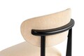 Set scaune 2 piese, Wayland, Lionte, Lemn, Bej/Negru