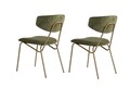 Set scaune 2 piese, Wayland, Nancy, Lemn, Verde